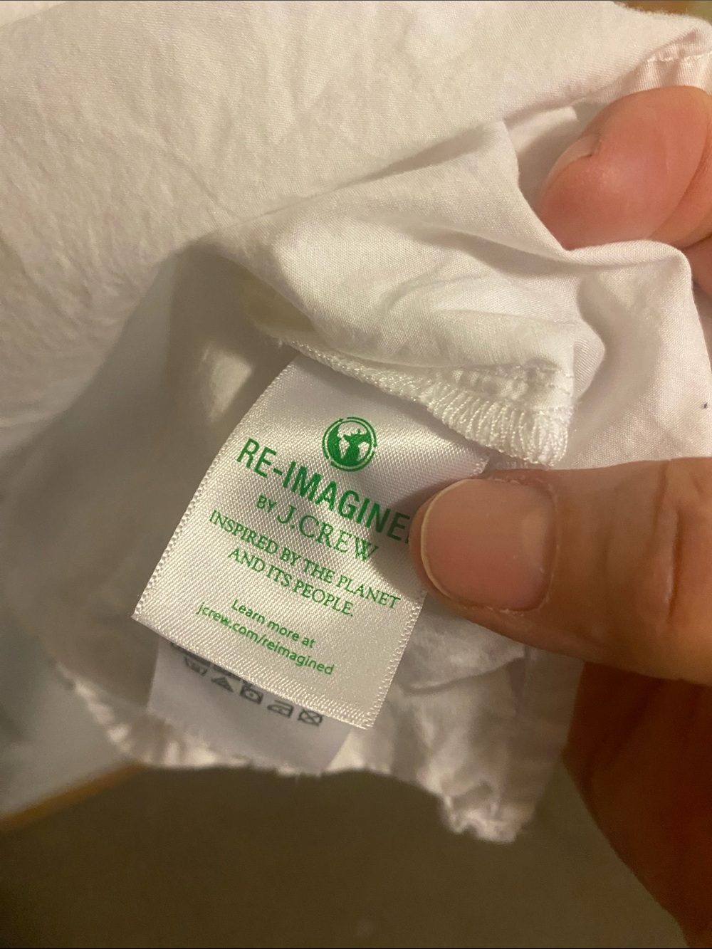 Beautiful J Crew white cotton poplin button down - Picture 6 of 9